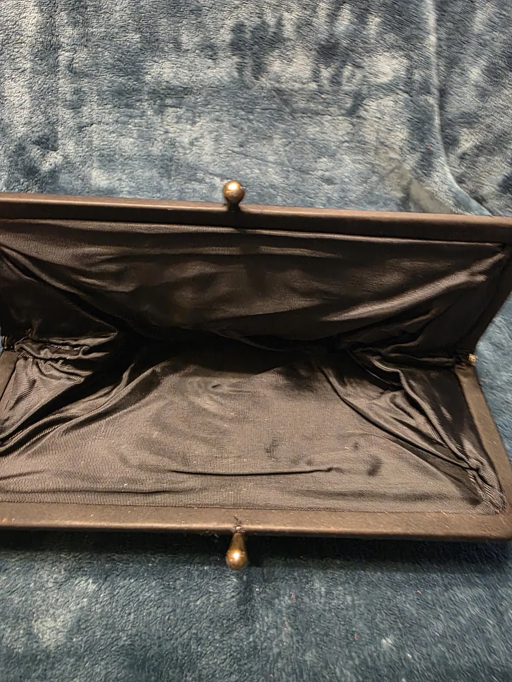 Source Unknown Gold and Black Evening Clutch